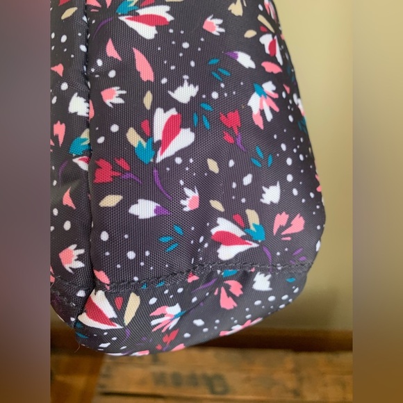 Kipling purse shoulder crossbody adjustable strap messenger confetti pattern - Picture 10 of 13